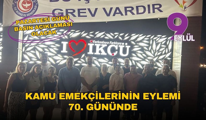 İzmir’de kamu emekçilerinin eylemi 70. gününde sürüyor