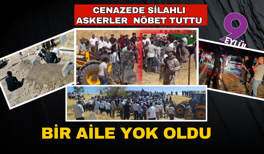 Cenazede askerler nöbet tuttu! Bir aile yok oldu! 20 gözaltı daha...