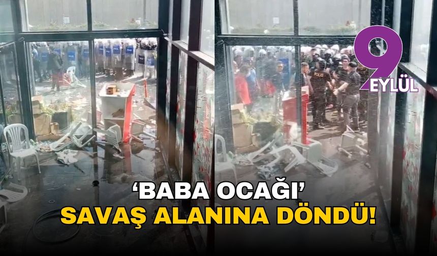 'Baba ocağı'  savaş alanına döndü! CHP İstanbul İl Başkanlığı bu hale geldi