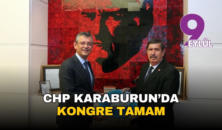 CHP Karaburun'da kongre tamam