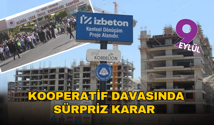 İzmir’deki kooperatif davasında 5 tahliye