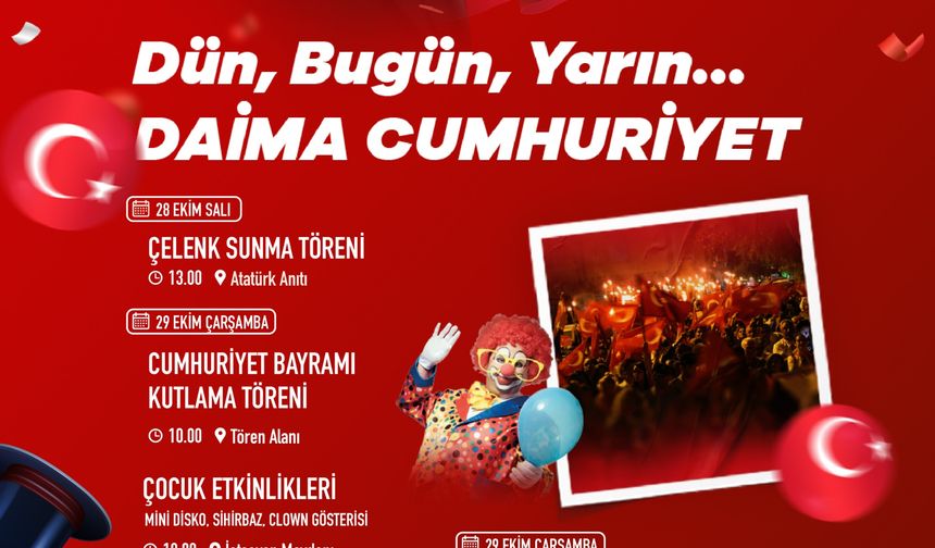 Cumhuriyet coşkusu Efes Selçuk’u sarıyor