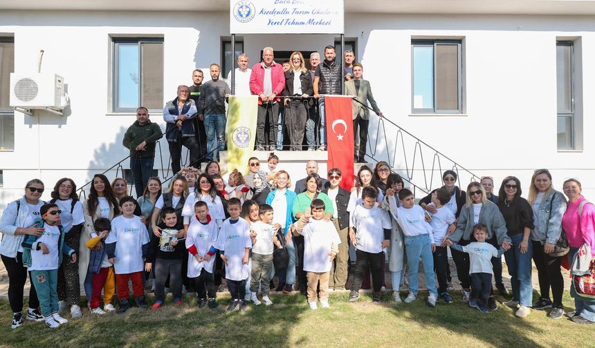 Buca’nın Tarım Okulu otizmli çocukları ağırladı