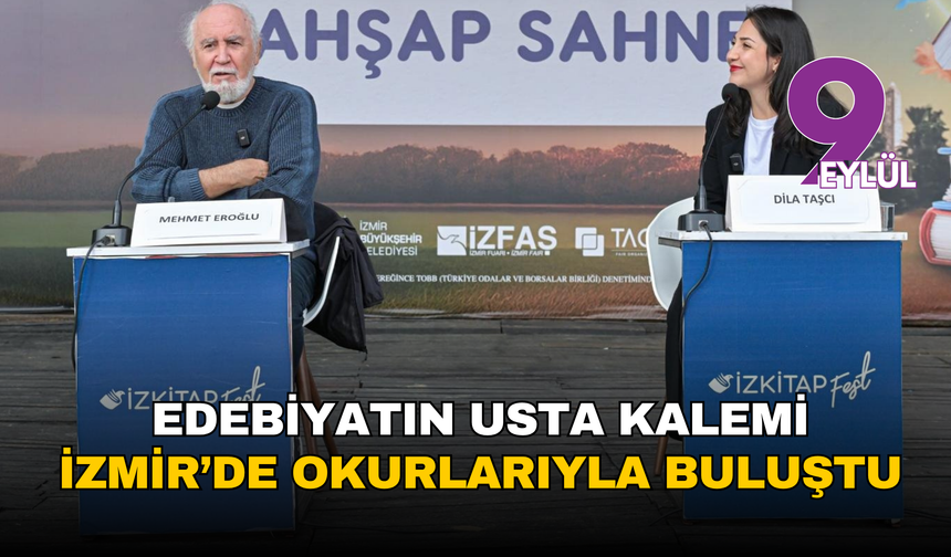 Onur konuğu Mehmet Eroğlu 50 yıllık edebiyat serüvenini anlattı