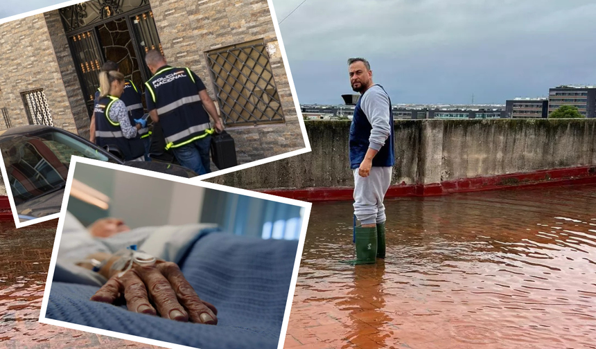 15 sene boyunca bir ölüyle yaşamışlar! Su basınca ceset ortaya çıktı