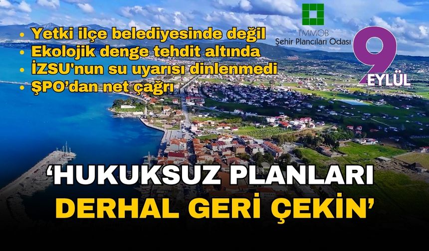 TMMOB’dan belediyelere “Hukuksuz planları derhal geri çekin” çağrısı