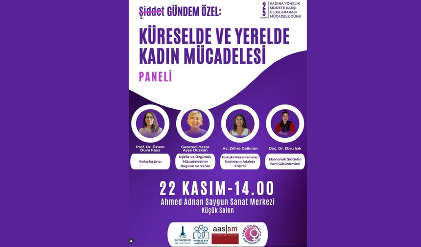 İzmir’de şiddetin tüm boyutları masaya yatırılacak