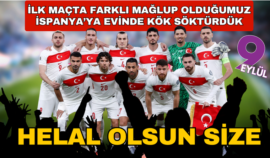 Millilerimiz İspanya'da şov yaptı, Dünya Kupası'na göz kırptı