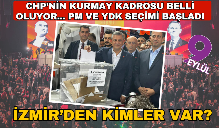 CHP’nin kurmay kadrosu belirleniyor: PM ve YDK seçimi başladı