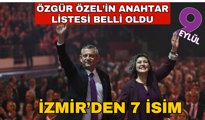 Özgür Özel’in anahtar listesi belli oldu: 32 yeni isim