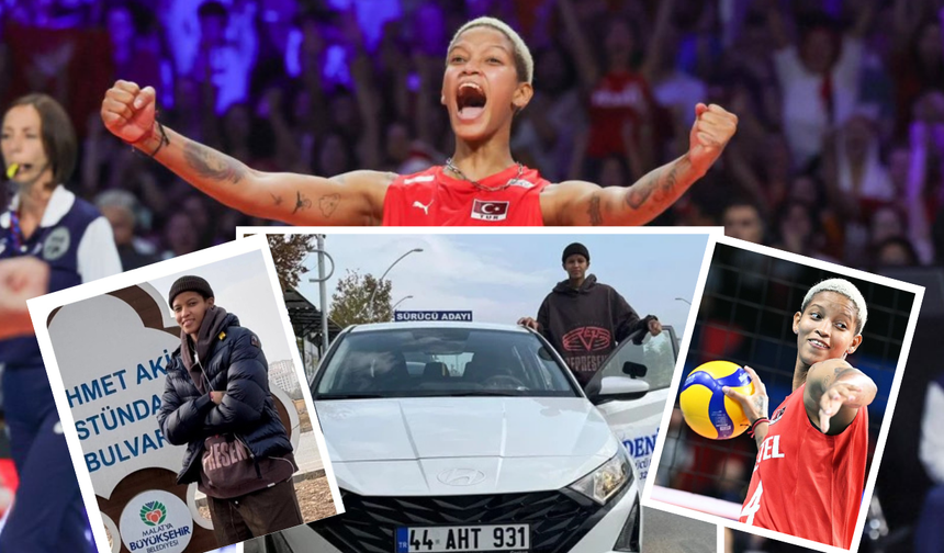 Melissa Vargas Malatya'da ehliyet aldı