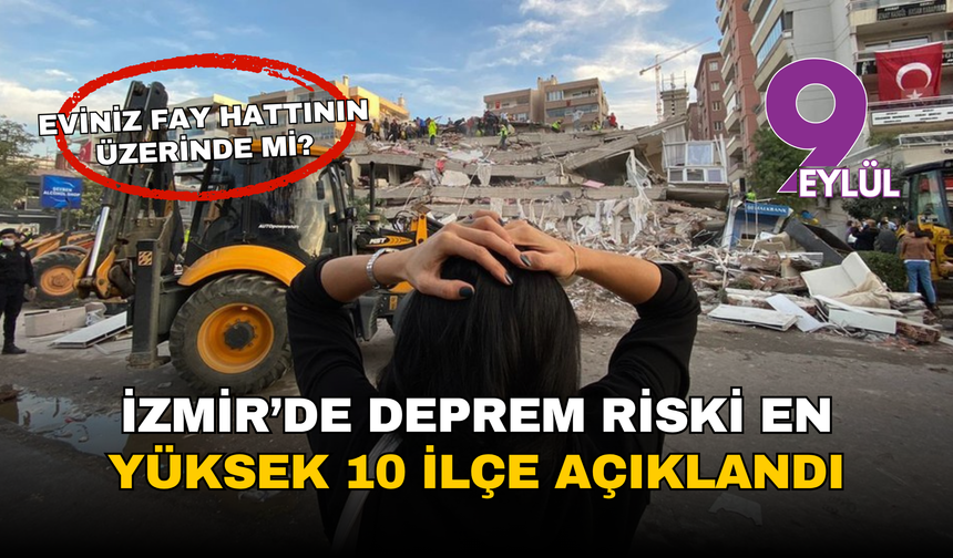 İzmir’de deprem riski en yüksek 10 ilçe açıklandı: Fay hatları ve sıvılaşma tehlikesi alarm veriyor