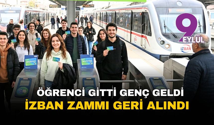 İzmir Büyükşehir Belediyesi, toplu ulaşım tarifelerinde köklü değişikliklere gitti. İZBAN ücretlerinde yapılan son zam