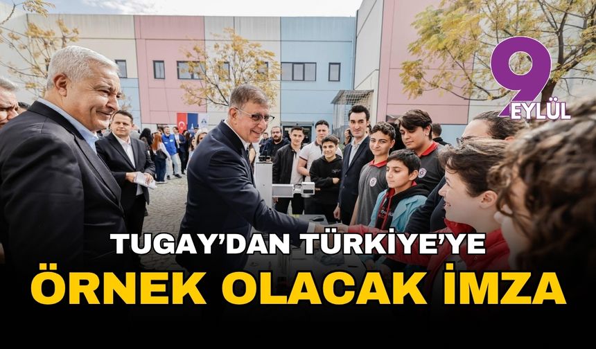 Tugay'dan Türkiye'ye örnek olacak imza