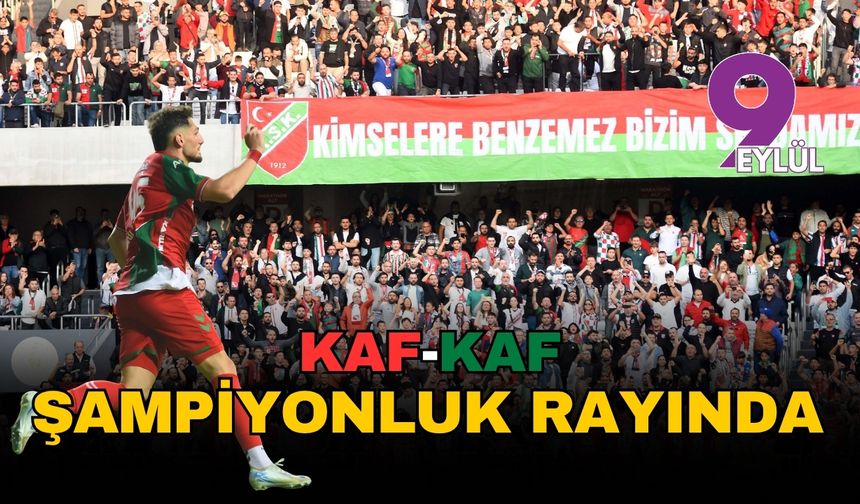 Karşıyaka şampiyonluk rayında