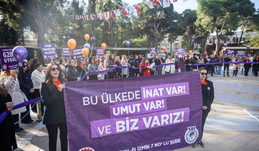 Bornova’da 25 Kasım buluşması: “Bu isyan bizim, bu mücadele bizim”