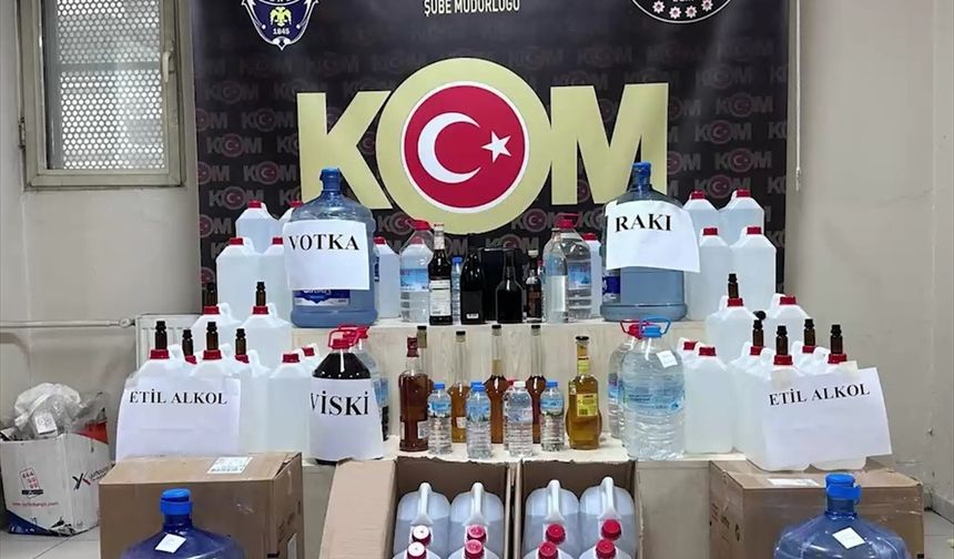 İzmir’de yılbaşı öncesi kaçak içki operasyonu!