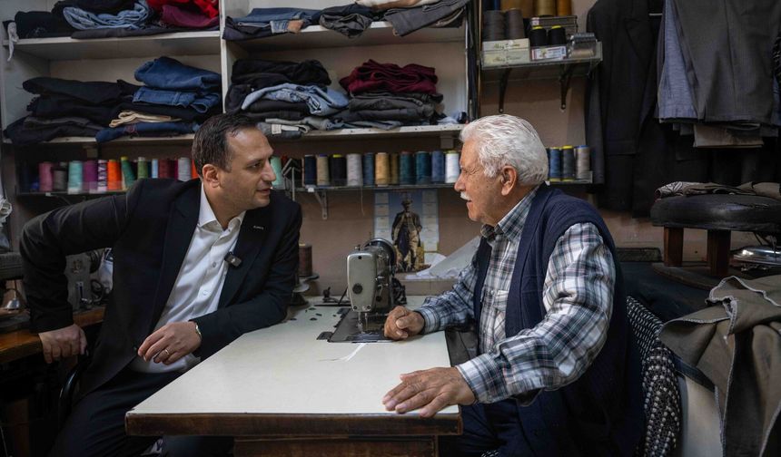 Başkan Eşki Çamdibi’nde: Esnafla buluştu, sorunları yerinde inceledi