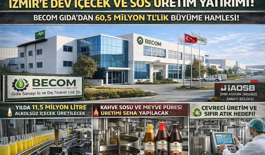 İzmirli gıda devinden 60 milyon liralık büyüme hamlesi: Üretim kapasitesi katlanıyor