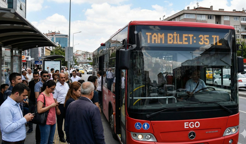 Ankara’da toplu ulaşıma zam kararı: Tam bilet 35 liraya yükseltildi