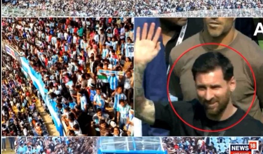 Messi ölümden döndü... Binlerce kişi sahaya girdi