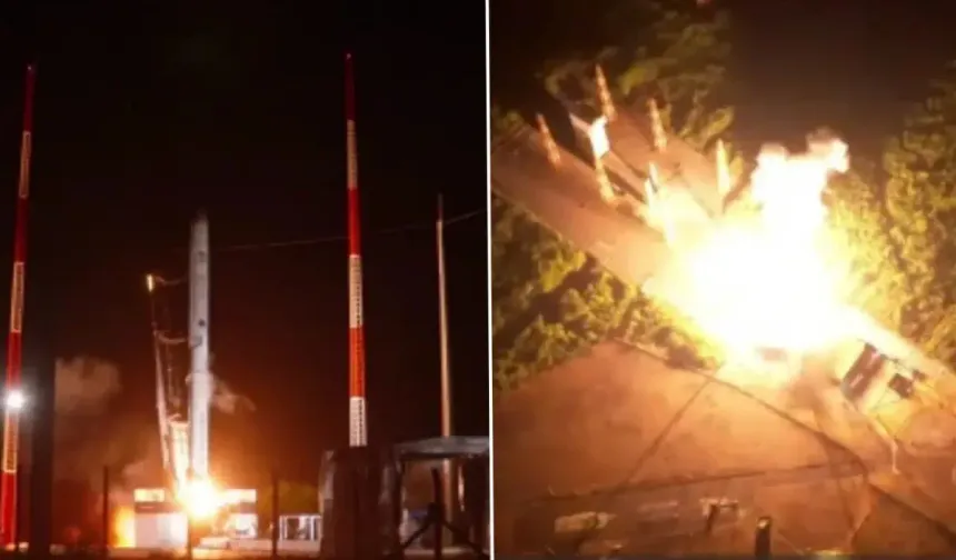 Kalkıştan 30 saniye sonra alev aldı