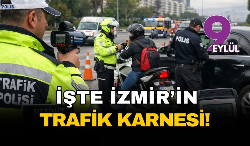 İzmir’in trafik karnesi açıklandı: Motosiklet kazaları ve hız ihlalleri zirvede