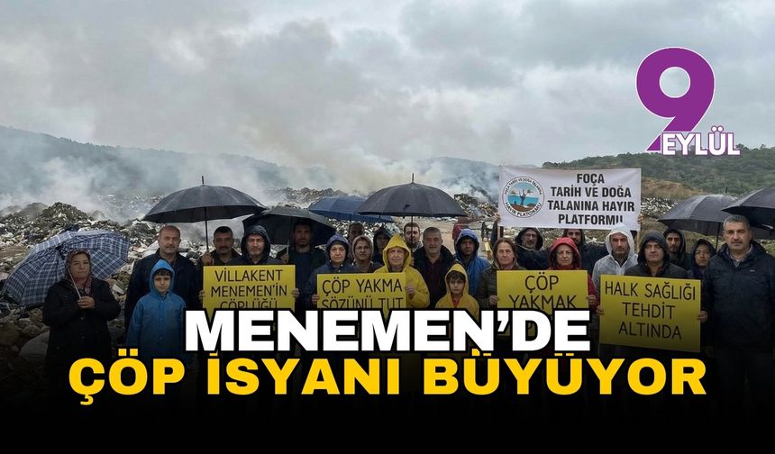 Menemen’de çöp isyanı büyüyor: Vatandaşlar 'Sözünü tut Aydın Pehlivan' diye haykırdı