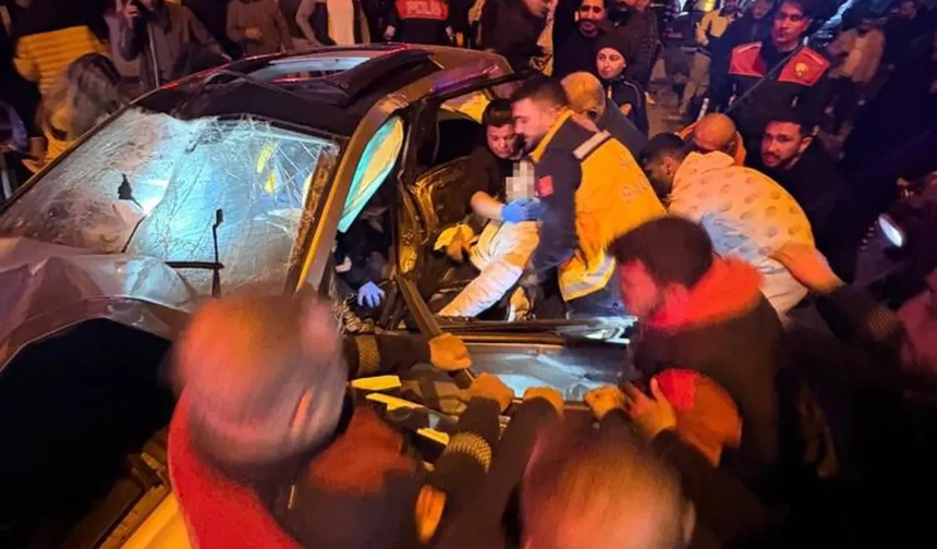 İzmir Caddesi’nde korkunç kaza