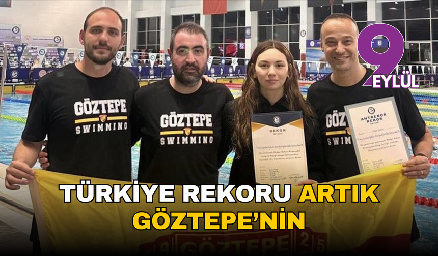 Göztepeli yüzücüden tarihi başarı: 11 yıllık Türkiye rekoru tarihe karıştı