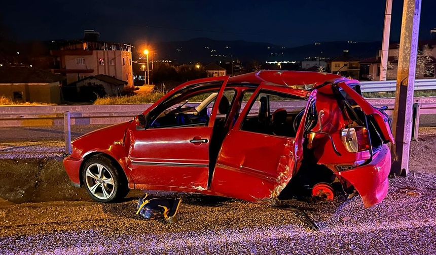 Manisa'da korkunç kaza