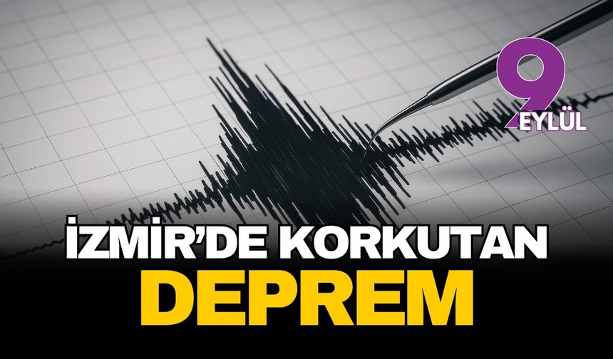 İzmir Çeşme'de korkutan deprem!