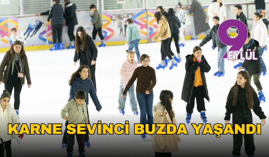 İzmir'de karne sevinci buzda yaşandı