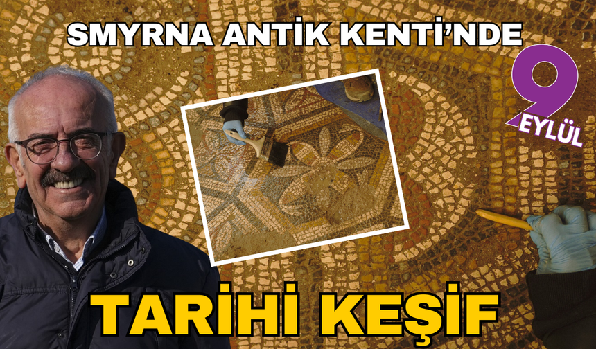 Smyrna Antik Kenti’nde büyüleyici keşif: Mozaikte “Süleyman düğümü”