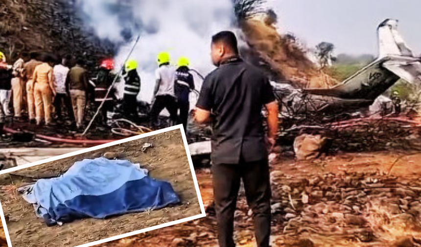 Tayland'da askeri uçak düştü! Ölüler var