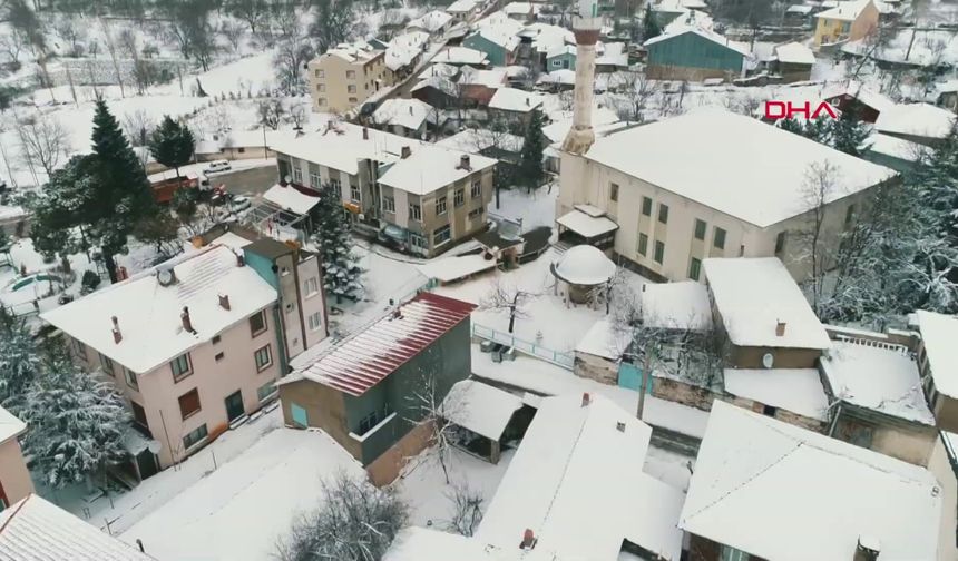 Ödemiş beyaza büründü
