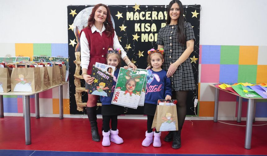 Konak’ın miniklerinde ilk heyecan: 'Mutlu Çocuklar' yarıyıl tatiline karneleriyle girdi