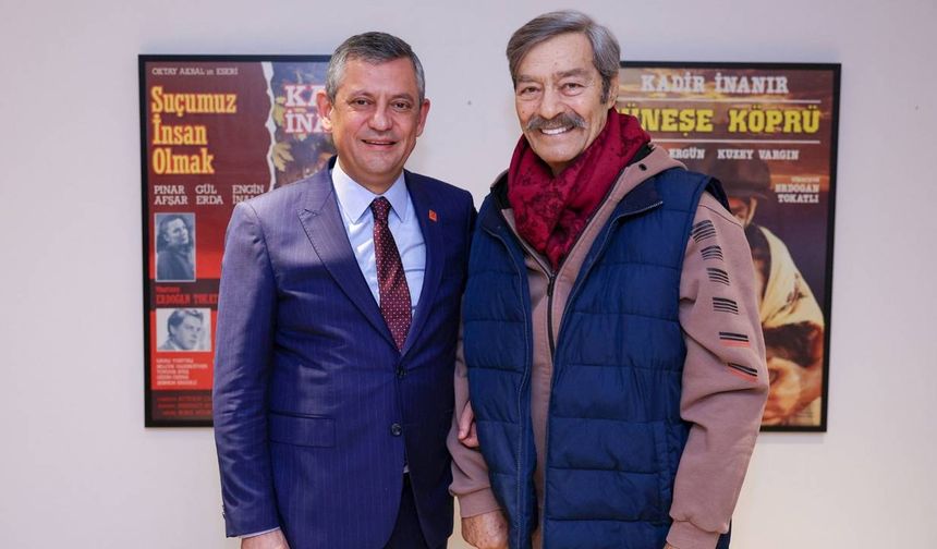 Özgür Özel’den Kadir İnanır’a ziyaret