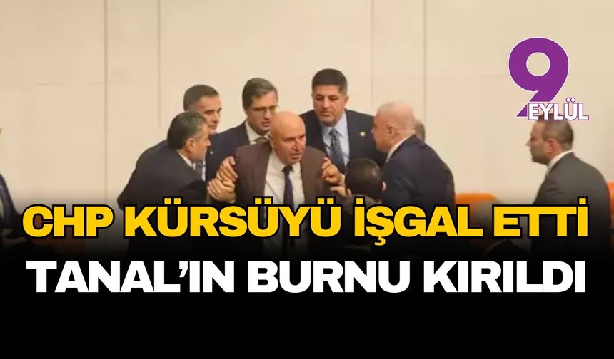 Meclis’te yemin töreni boks ringine döndü! Tanal'ın burnu kırıldı