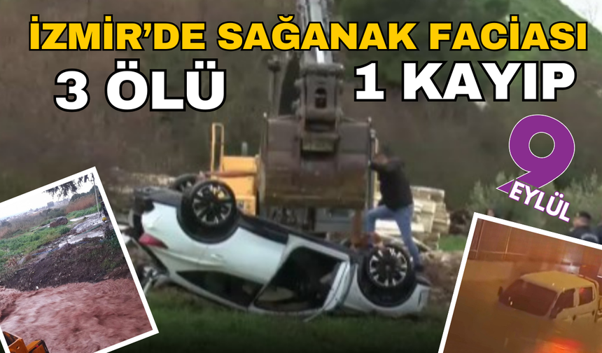 İzmir'de sağanak iki can daha aldı