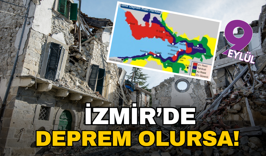 İzmir’de deprem riski en yüksek ilçeler açıklandı!