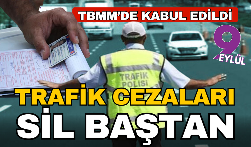 Trafik cezalarında büyük artış! TBMM'de kabul edildi