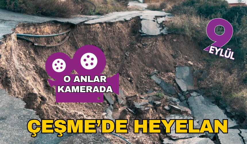 İzmir'de yağış toprağı hareketlendirdi, Çeşme'de küçük çaplı heyelan