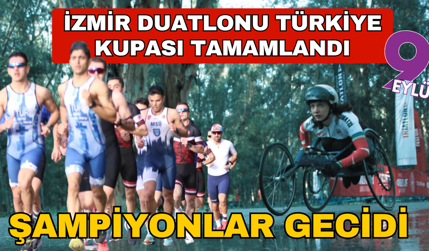 2026 İzmir Duatlonu Türkiye Kupası tamamlandı