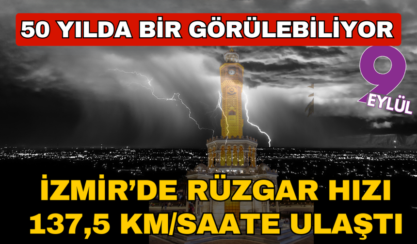 İzmir’de 50 yılda bir görülebilen meteorolojik tablo