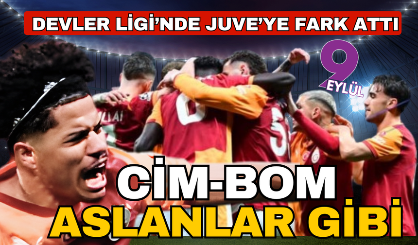 İtalya'ya çok avantajlı gidiyoruz! Galatasaray, Juventus'u Ali Sami Yen cehenneminden çıkarmadı