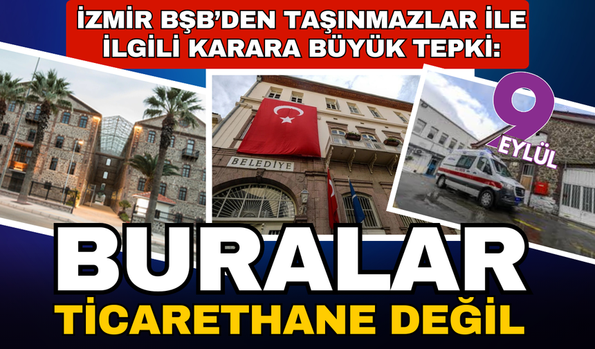 İzmir Büyükşehir Belediyesi’nden taşınmaz açıklaması