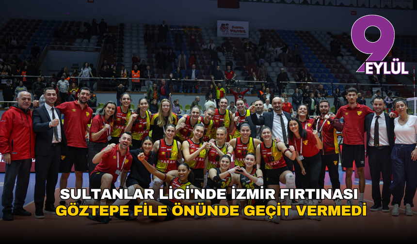 Sultanlar Ligi'nde İzmir fırtınası: Göztepe file önünde Bahçelievler'e geçit vermedi