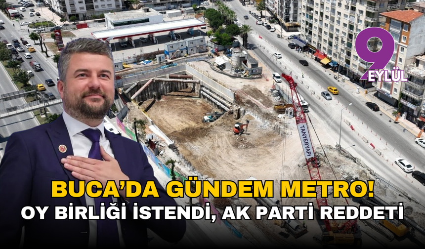Buca gündem metro: AK Parti’den ret!