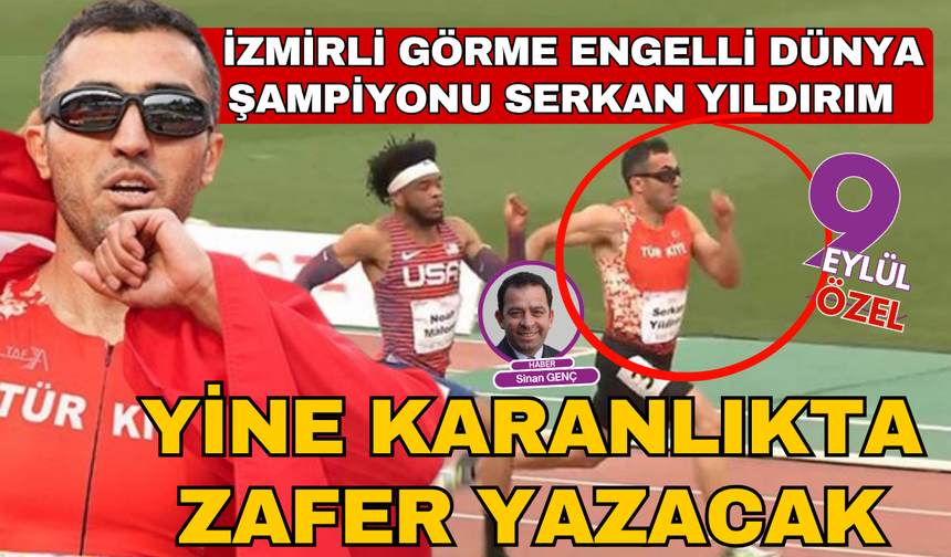 İran asıllı İzmirli görme engelli Serkan Yıldırım pistlere yeniden dönüyor